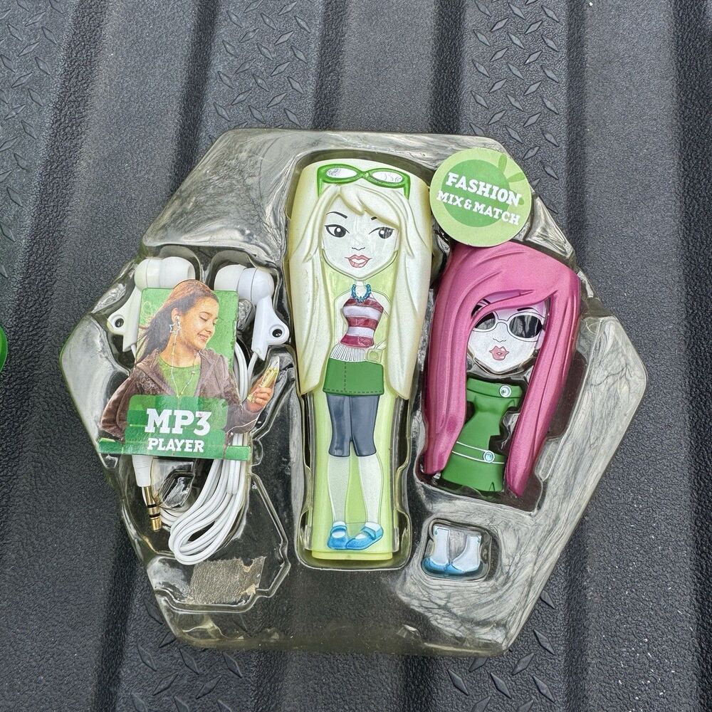 Barbie Girls MP3 Music Player Green 2007 Mix Match Fashion